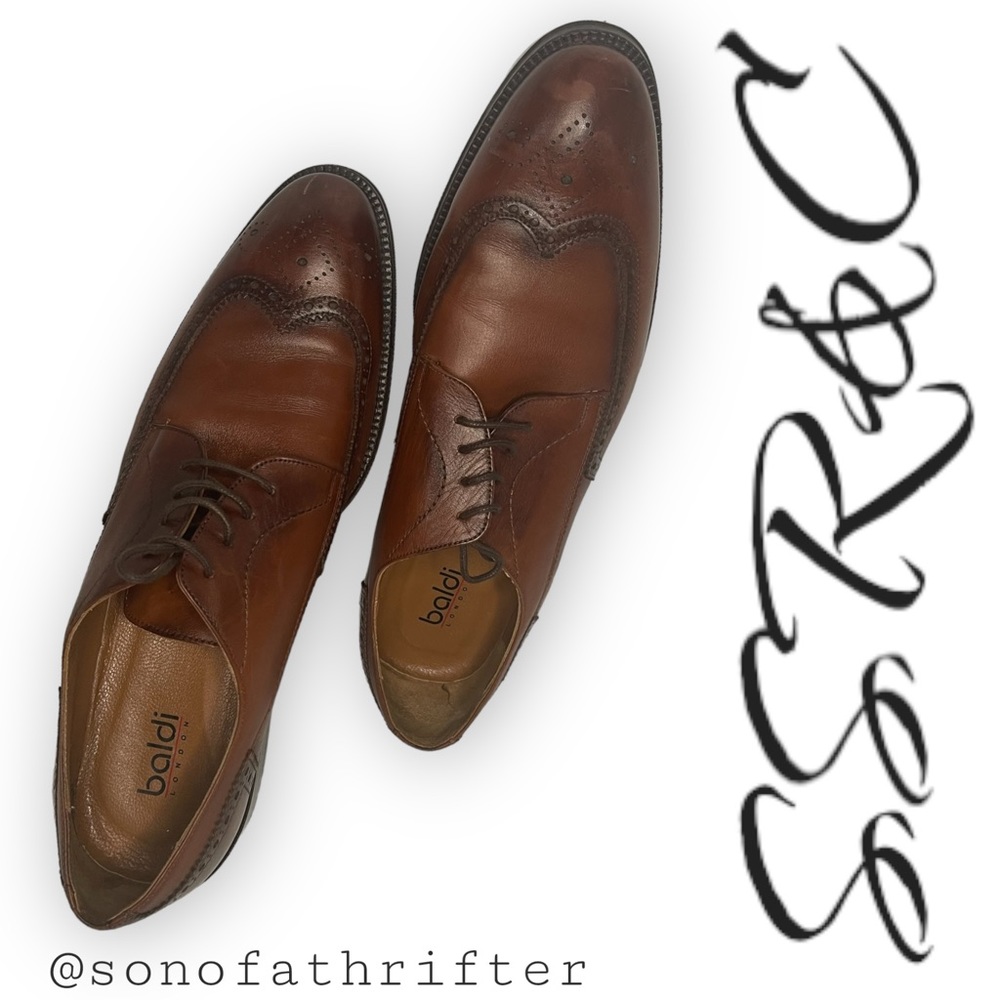 EUC Men’s Size 11 Bali London dress shoes- Brown
